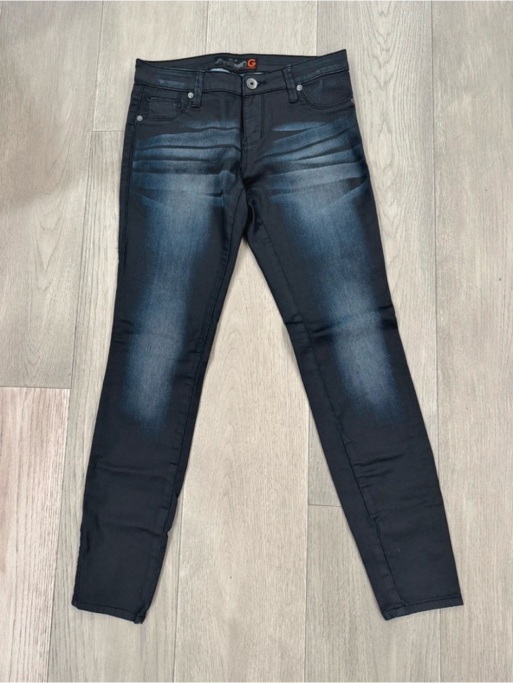 G by Guess Black Washed Skinny Jeans